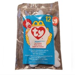 Vintage 1998 McDonald's Ty Peanut Toy Animal #12 NEW