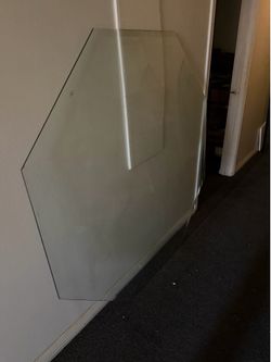 Table Top , Octagonal Glass top