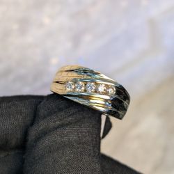 Men's Diamond Ring 14KY or 14KW