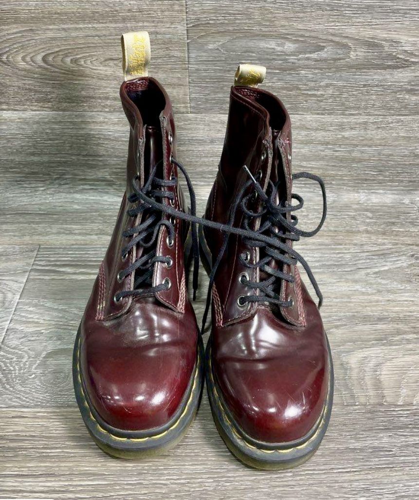 Doc Marten’s Burgundy Boots - Size 9 Men / 10 Women
