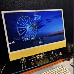 iMac Computer (Yellow)