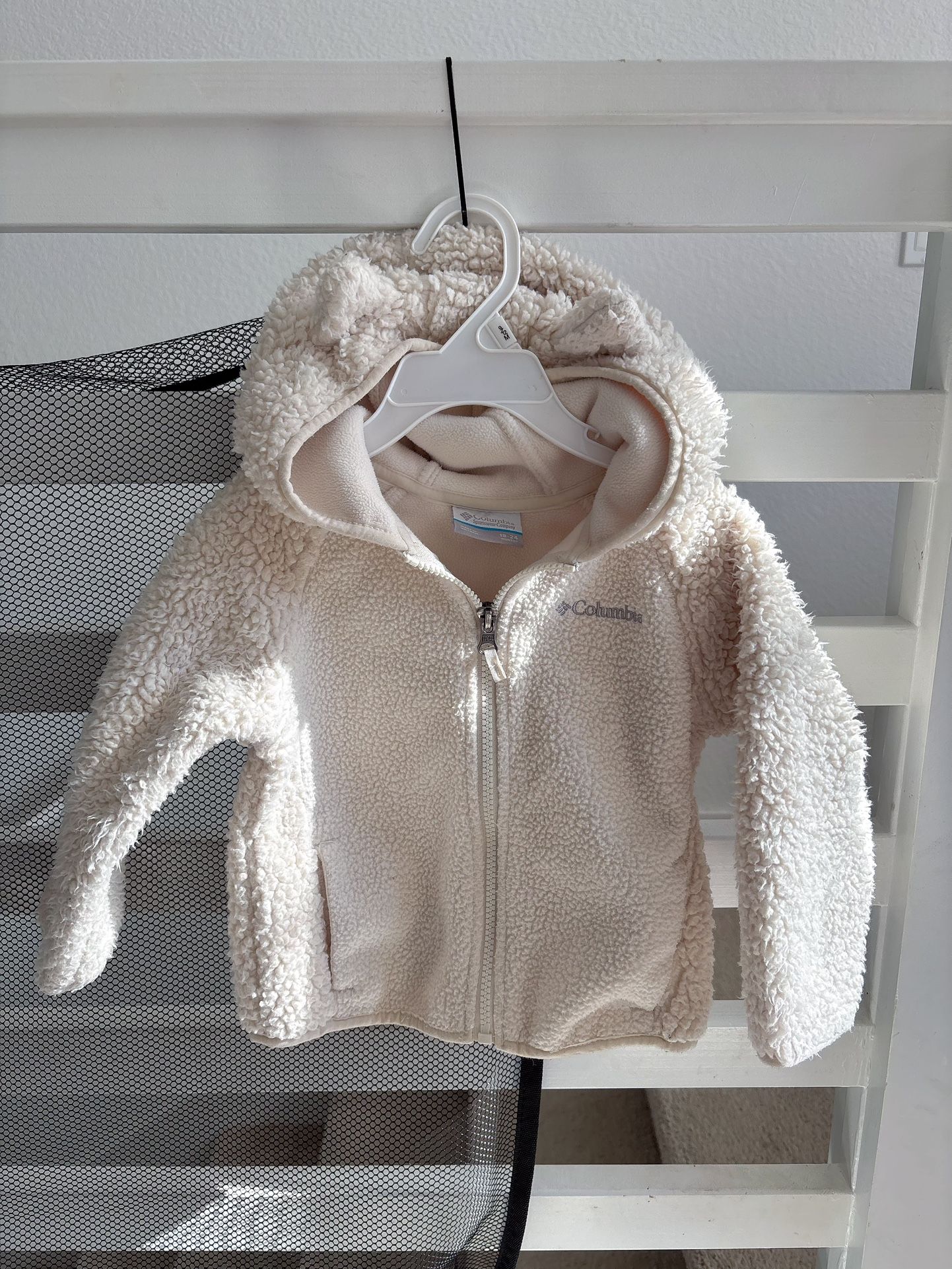 Unisex Toddler Colombia Jacket Boy Top Girl Coat Long Sleeve Fleece Outwear 18-24 month  It is 18-24 month but my daughter wear it up to 3 years old  