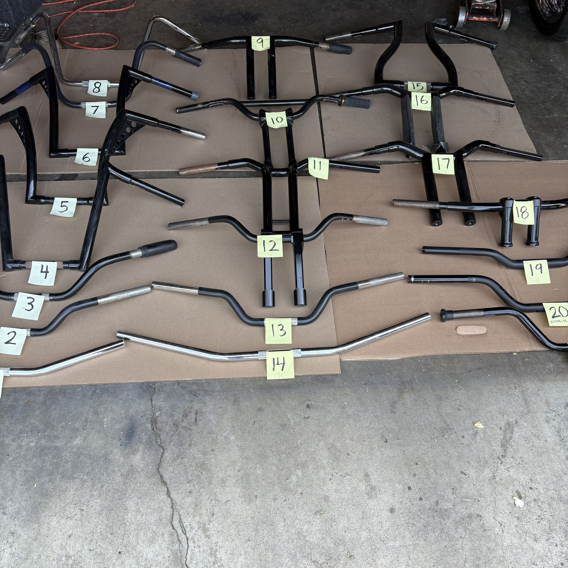 Harley Sportster Dyna Street Glide Handle Bars Parts