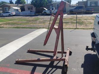 Folding Engine Hoist / Cherry Picker Frame – Turlock