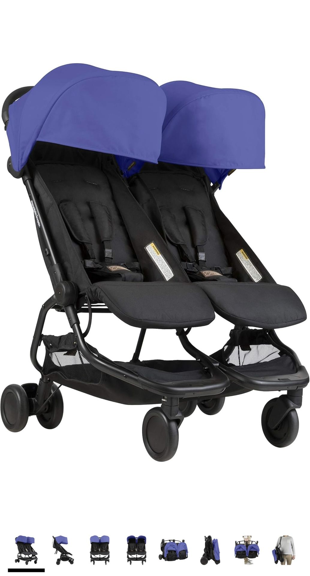 Mountain Buggy Nano Duo Buggy, Nautical