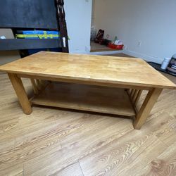 Solid Wood Coffee Table 