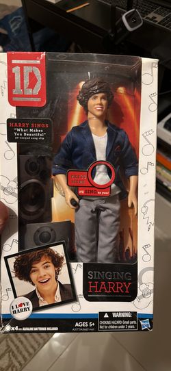 One Direction Harry Styles Singing Harry 12" Doll 1D Hasbro 2011 NEW Sealed