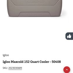 Igloo Maxcold 152 Quart Cooler - 50408