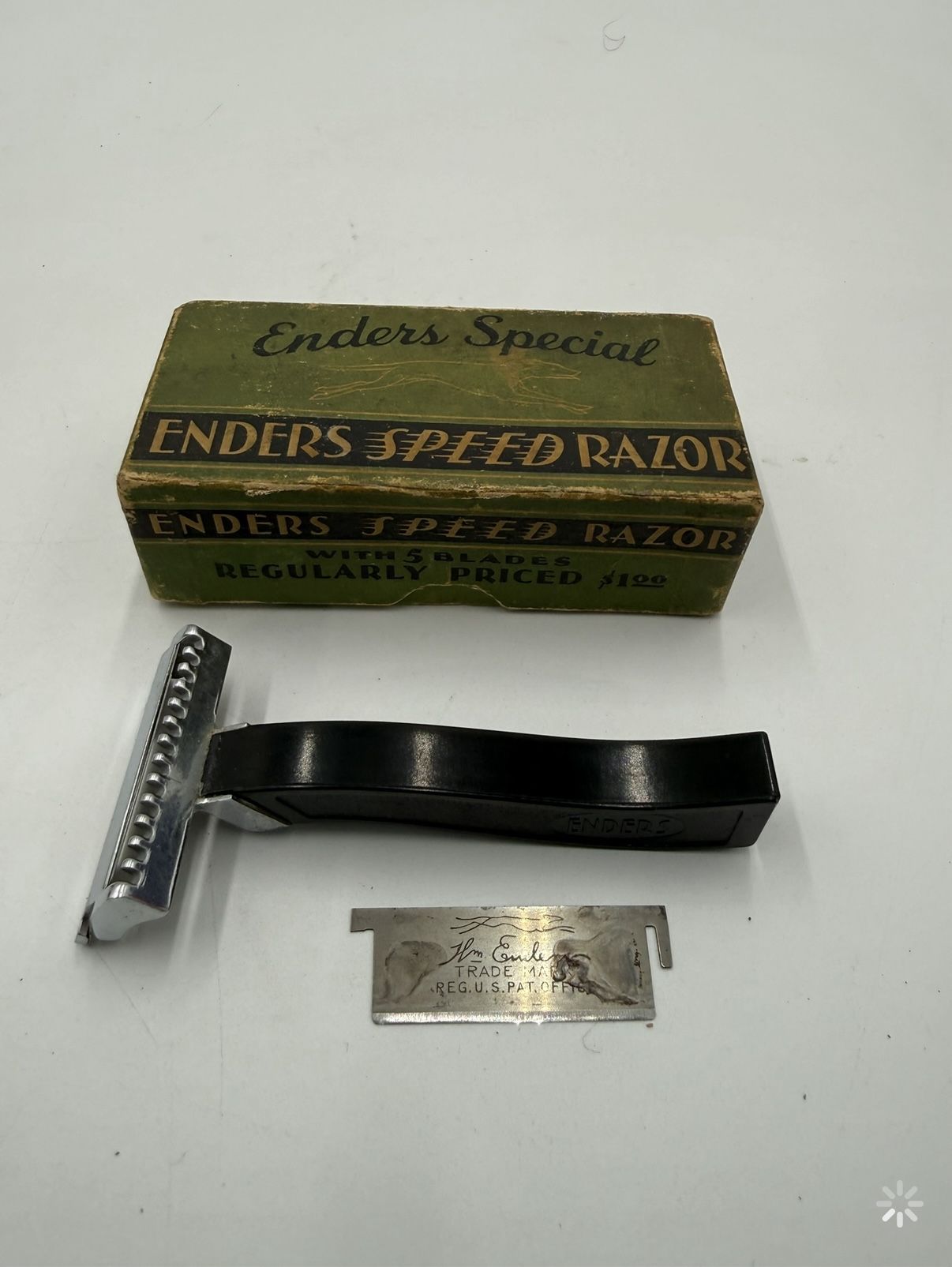 Vintage speed safety razor w/ orig. box- Lone-Star special #GSC-24