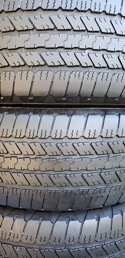 (4) 275/55/20 GOODYEAR WRANGLER FORD DODGE CHEVY GMC NISSAN TOYOTA JEEP SUV