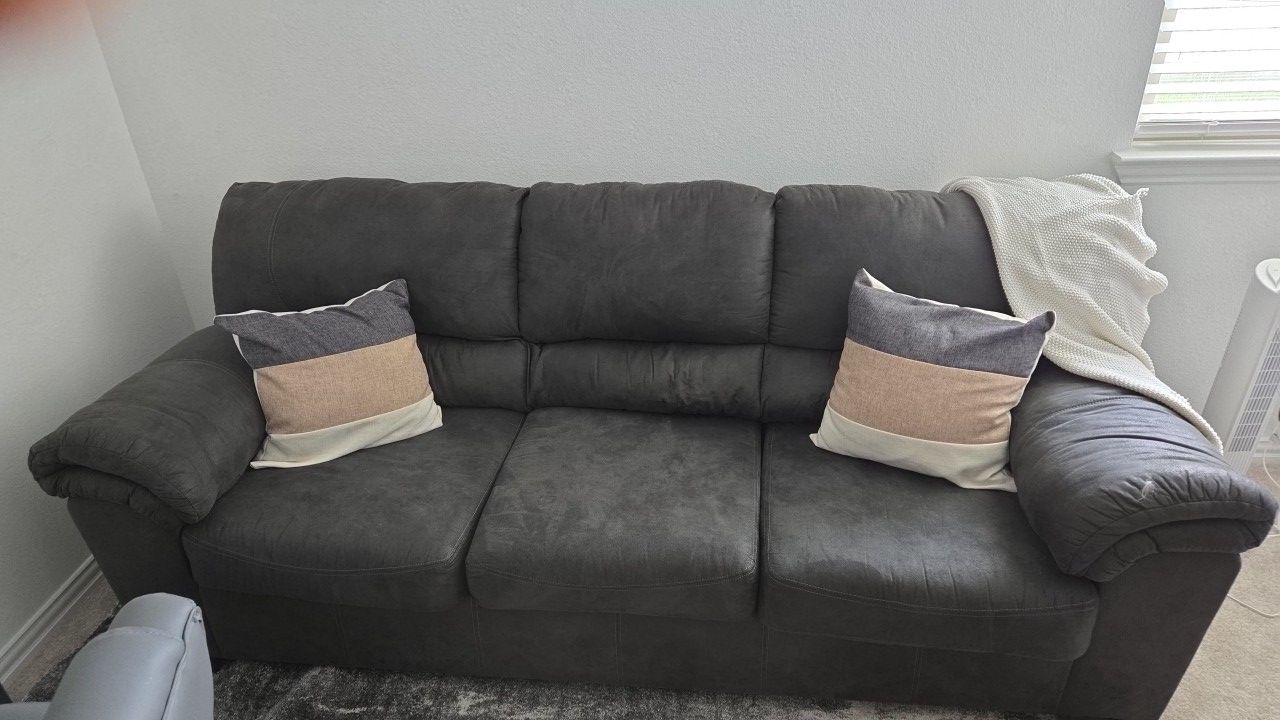 Comfy Gray Sofa