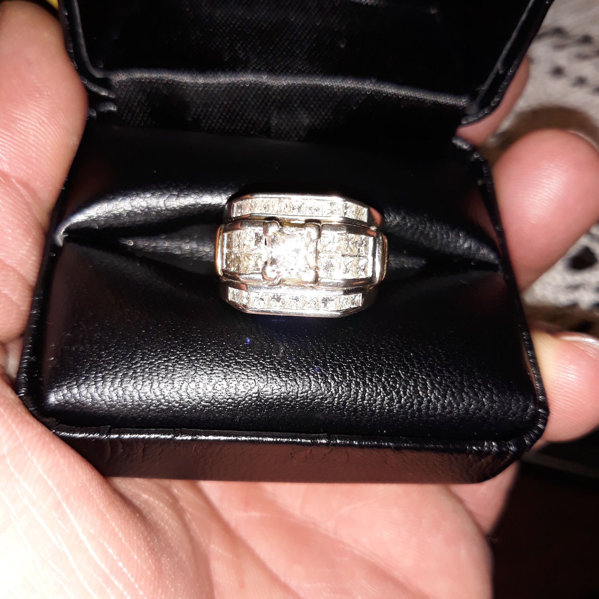Beautiful princess diamond ring.