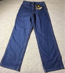 Carhartt FR Signature Denim Dungaree Jeans Men’s 30x32 NWT Flame Resistant