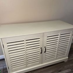 Shuttered Entryway Table/Media Console