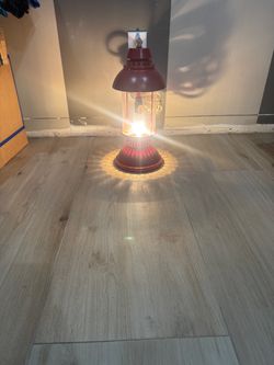 Red Decorative Lantern Table Lamp