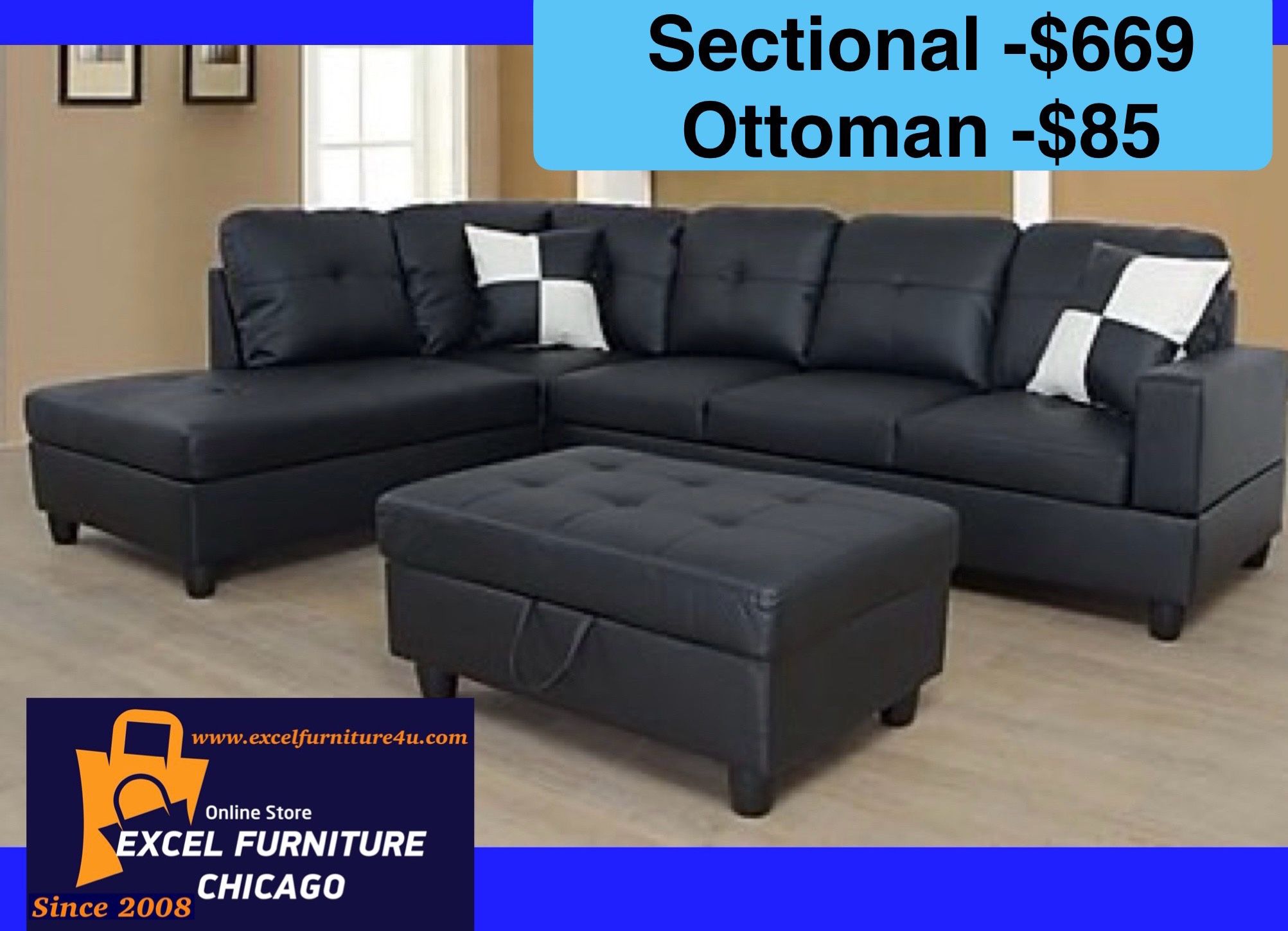 🌼FREE DELIVERY🌼Brand New Sectional Sofa Couch