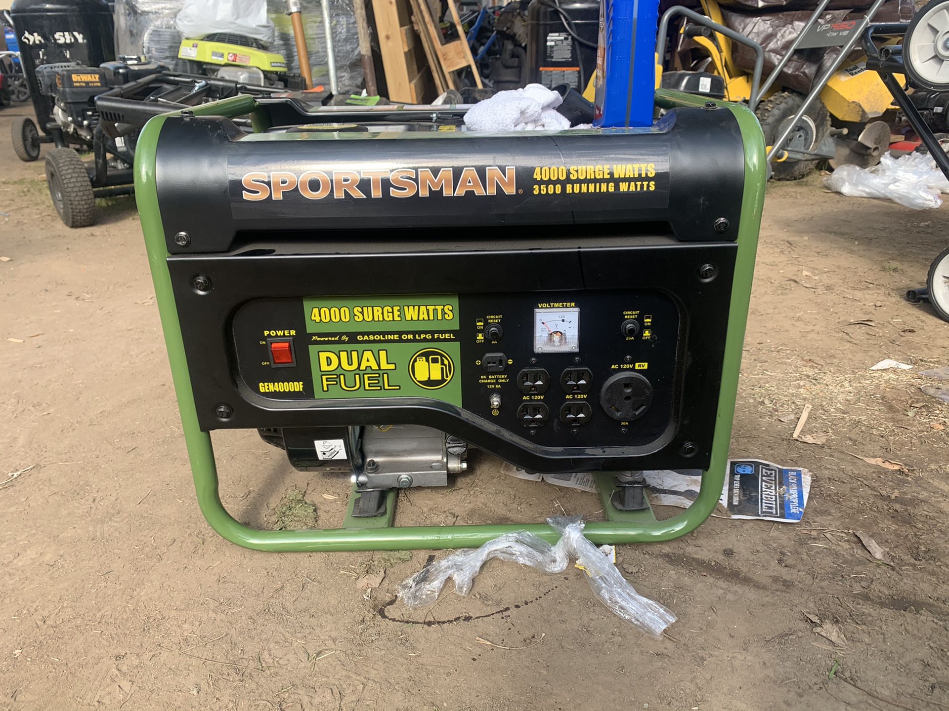 Sportsman duel fuel 4000 generator