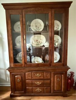 Wooden Display Cabinet