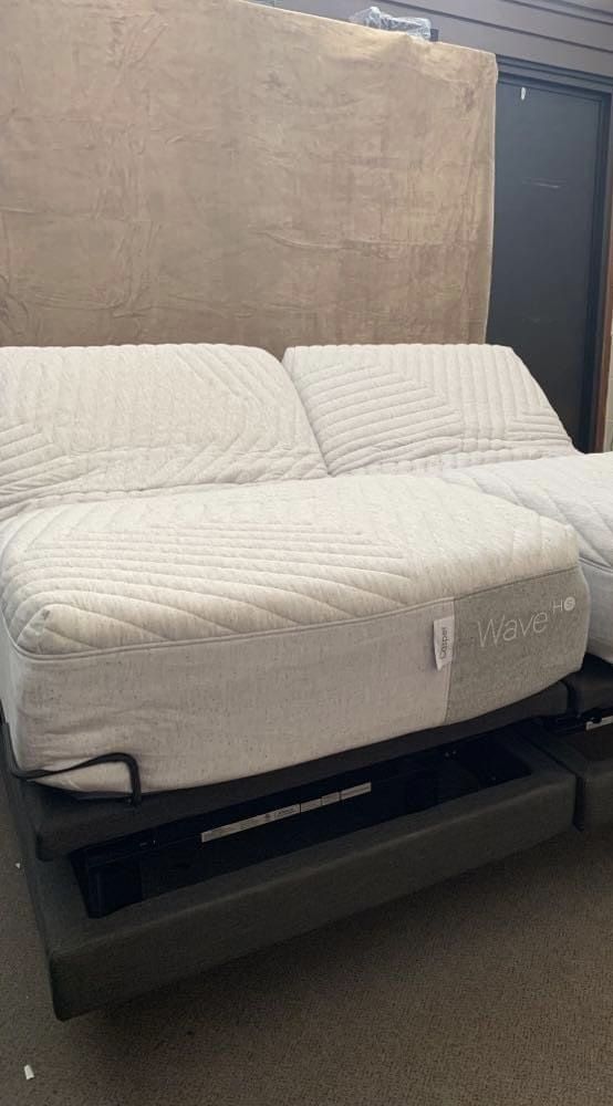 Casper Wave Hybrid Snow Twin Xl Mattress Bed