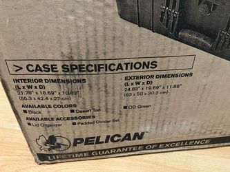 Pelican Case, crush proof