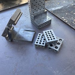 Machinist sine block and fixture blocks