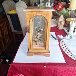 Vintage Centurion Wood Jewelry Armoire 
