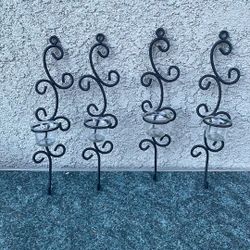 4 candle Holders
