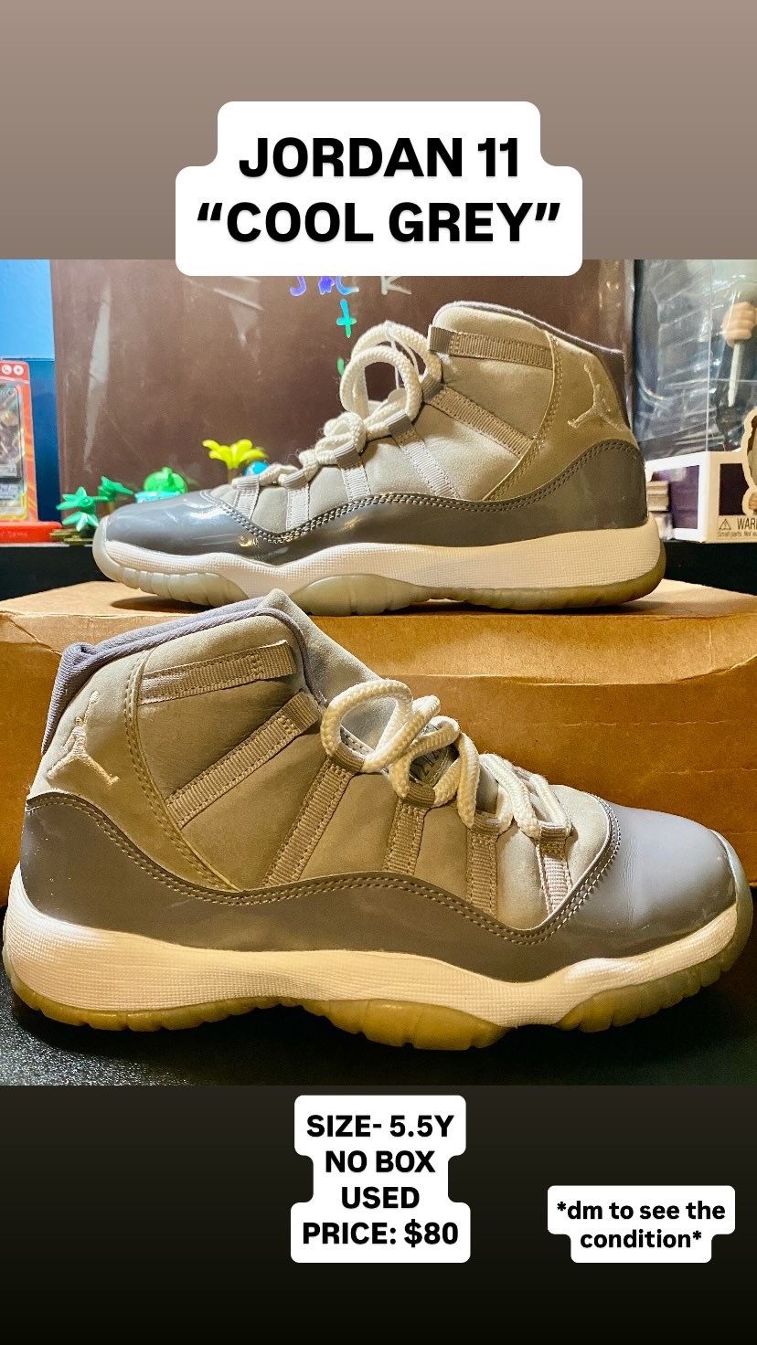 JORDAN 11 COOL GREY