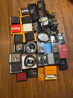 Designer colognes, wallets, belts