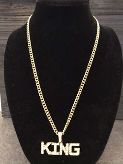 KING Swarovski Glass Crystal Necklace/ Bling Fashion Jewelry Hip Hop Club Wear ( Free Gift with Purchase! pictured last)