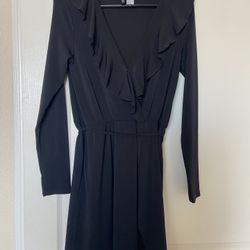 Divided - Black Long Sleeve Dress Size 10
