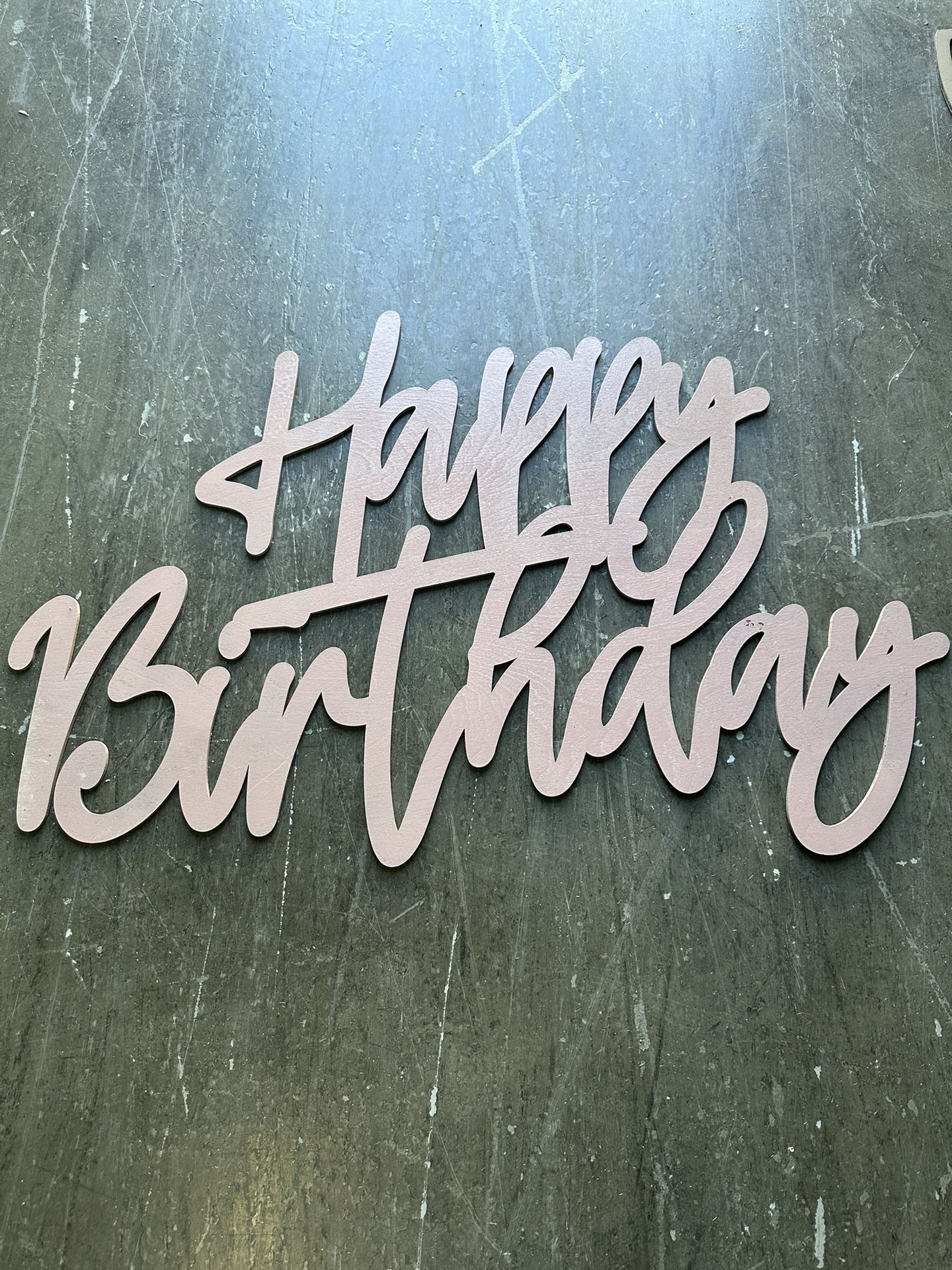 Large Wood Sign For Sale