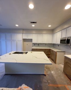 KITCHEN BATH CABINETS COUNTERS FLOORS SHOWERS