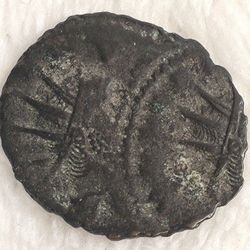 #489 ERROR Ancient Coin Roman Empire Double Struck 