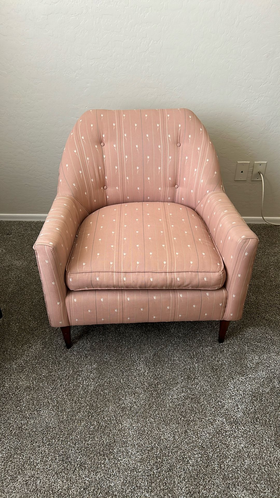 Two Antique 1940s Club Chairs