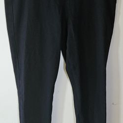 XXL Woman's A.N.A ( A New Approach )  Skinny Leg Dress Pants - Black