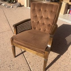 Corduroy/Velvet chair