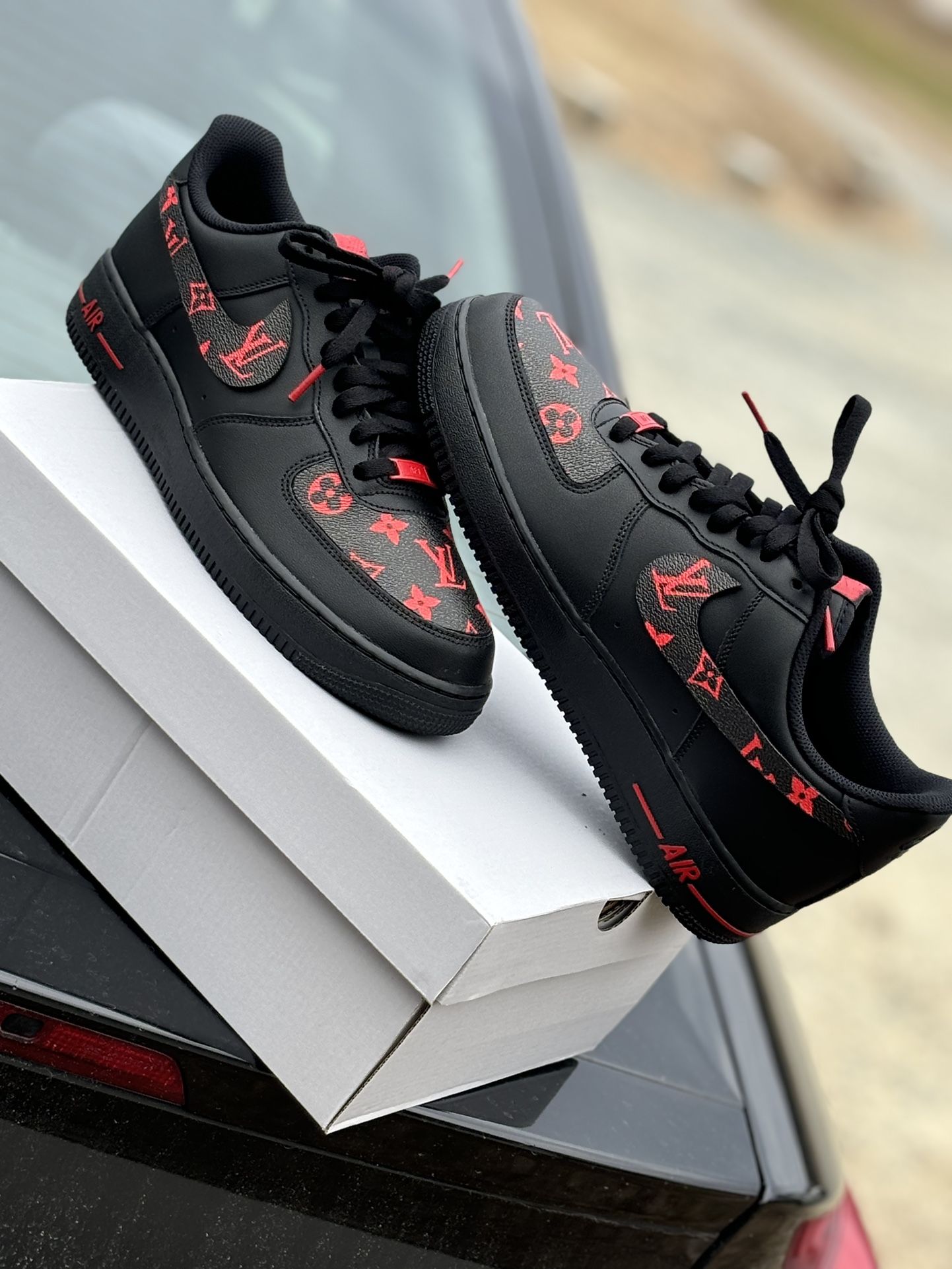 Red LV Customes Any Size