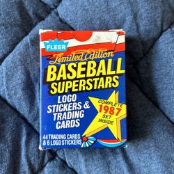 Fleer limited edition Baseball superstars complete set
