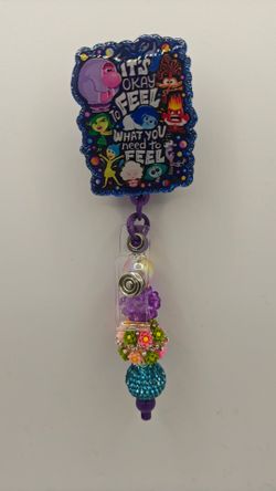 Inside Out Slide On Badge Reel