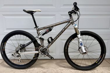 Full-Custom Museum-Quality Titus Racer X titanium mountain bike