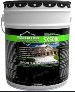 Sealant Waterproof Repellant for Concrete Bricks Stone Paver, Basement, Garage, Chimney, Pool Deck