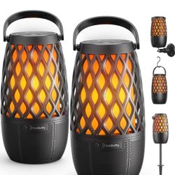 Outdoor Speakers Gifts for Men Bluetooth Speaker with Lights Multi-Sync up to 100 Speakers Auto-Pairing HD Stereo Sound Cool Stuff House Warming Gifts