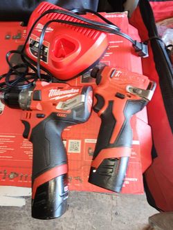 Firm Price🛑 Milwaukee M12 Used Combo kit drill & impact. Precio firme🛑