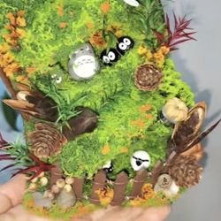 Handmade Doll With Natural Plant Materials