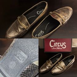 Circus by Sam Edelman Metallic Gold Loafers