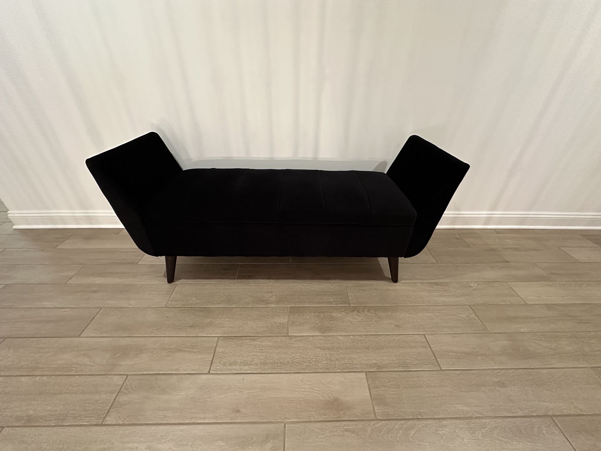 Velvet Storage Bench
