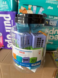 Multiple Representation Foam Dice Set