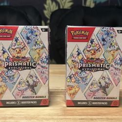 Pokemon Scarlet & Violet Prismatic Evolutions Booster Bundle
