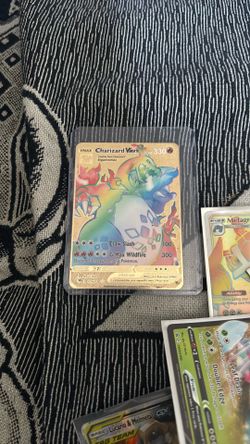 Charizard Gold Steel Card